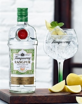 Gin og Tonic med Tanqueray Rangpur Premium Gin